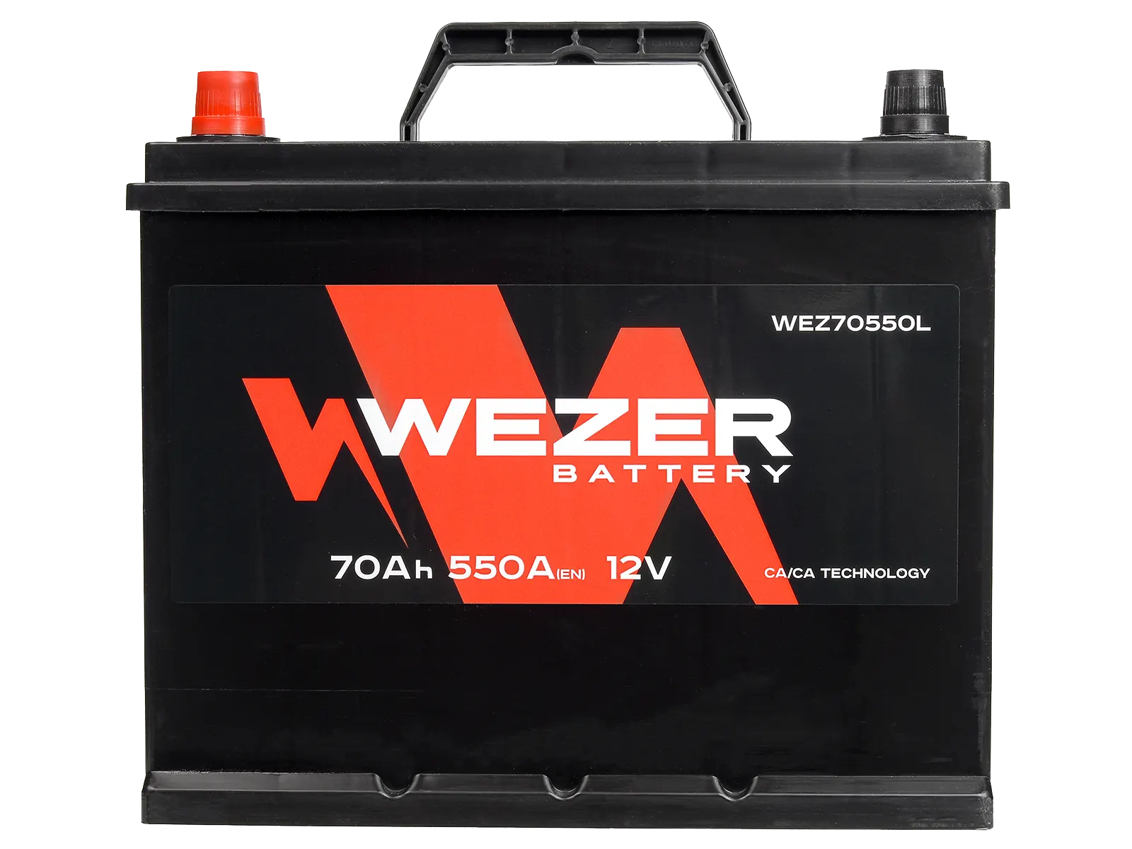 Аккумулятор WEZER 70Ah 550A (L)